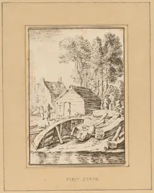 Shipyard, 1761, published 1765. Creator: Cornelis Ploos van Amstel