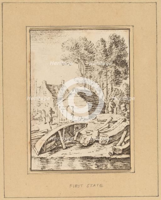 Shipyard, 1761, published 1765. Creator: Cornelis Ploos van Amstel.