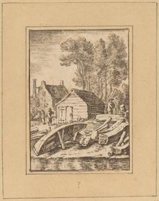 Shipyard, 1761, published 1765. Creator: Cornelis Ploos van Amstel