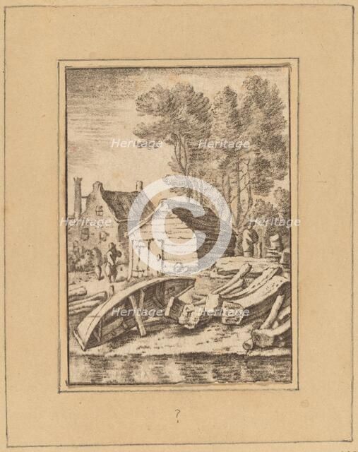 Shipyard, 1761, published 1765. Creator: Cornelis Ploos van Amstel.