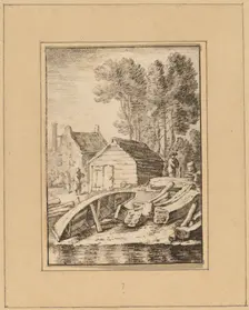 Shipyard, 1761, published 1765. Creator: Cornelis Ploos van Amstel