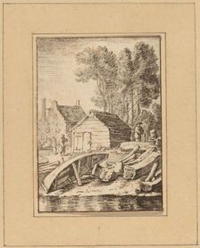 Shipyard, 1761, published 1765. Creator: Cornelis Ploos van Amstel