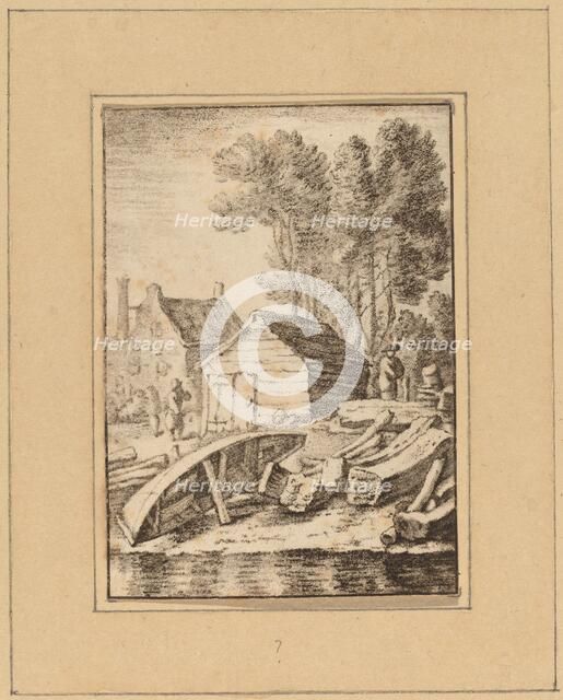 Shipyard, 1761, published 1765. Creator: Cornelis Ploos van Amstel.