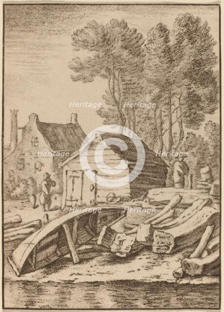 Shipyard, 1761, published 1765. Creator: Cornelis Ploos van Amstel.