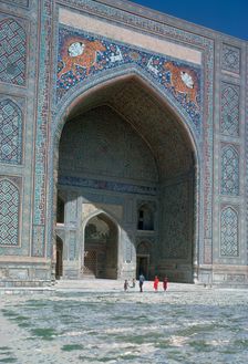 Shir-Dar Madrasa in Samarkand, 17th century