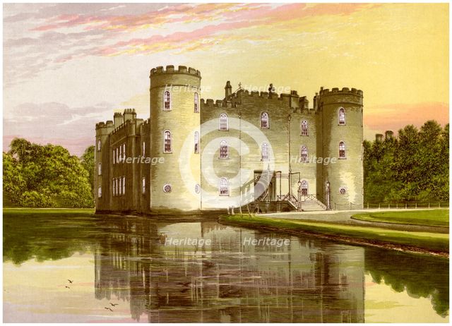Shirburn Castle, Oxfordshire, home of the Earl of Macclesfield, c1880. Artist: Unknown