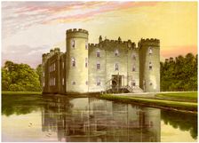 Shirburn Castle, Oxfordshire, home of the Earl of Macclesfield, c1880