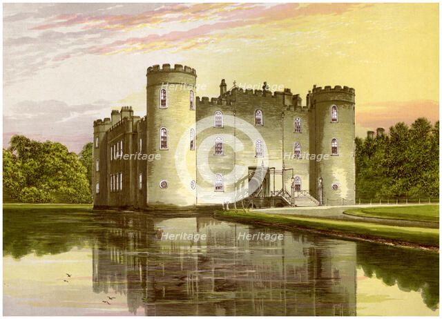 Shirburn Castle, Oxfordshire, home of the Earl of Macclesfield, c1880. Artist: Unknown