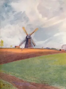 Shiremark Mill, Capel 1912, (1914). Artist: James S Ogilvy