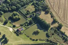 Shireoaks Hall country house and water garden, Nottinghamshire, 2024. Creator: Robyn Andrews