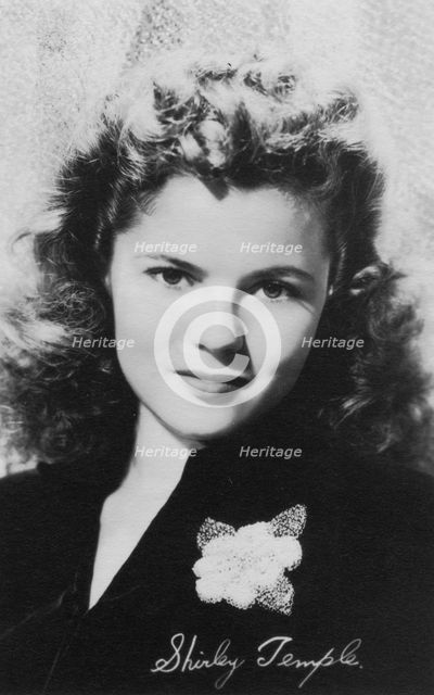 Shirley Temple (b1928), American actress, c1940s. Artist: Unknown