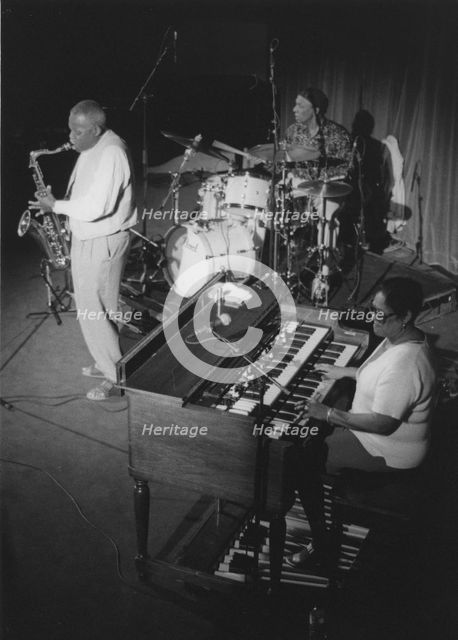 Shirley Scott, Dave "Fathead" Newman, Bobby Durham, North Sea Jazz Festival,...1996. Creator: Brian Foskett.
