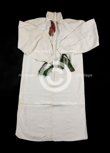 Shirt, 1820-1850. Creator: Unknown.