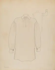 Shirt, c. 1936. Creator: Melita Hofmann