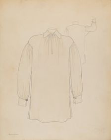 Shirt, c. 1936. Creator: Melita Hofmann