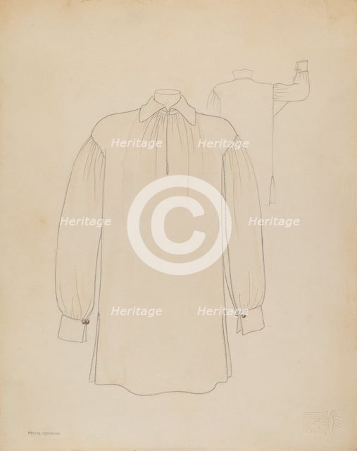 Shirt, c. 1936. Creator: Melita Hofmann.