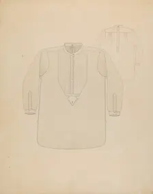 Shirt, c. 1937. Creator: Irene M. Burge