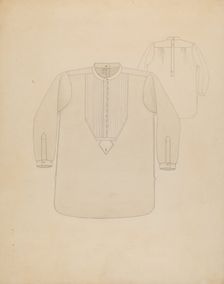 Shirt, c. 1937. Creator: Irene M. Burge