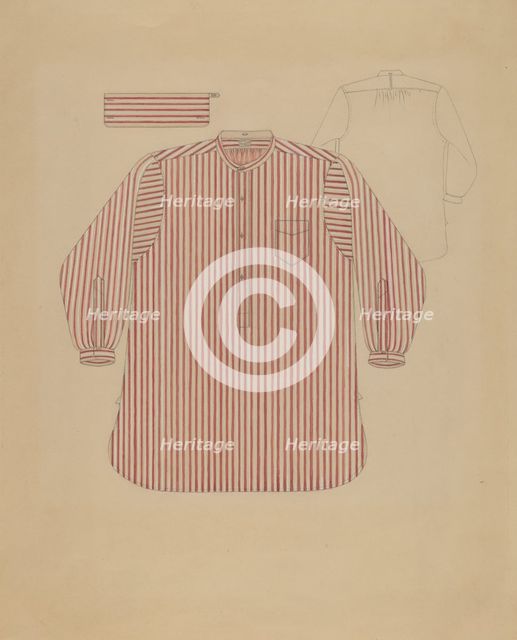 Shirt, c. 1937. Creator: Virginia Berge.