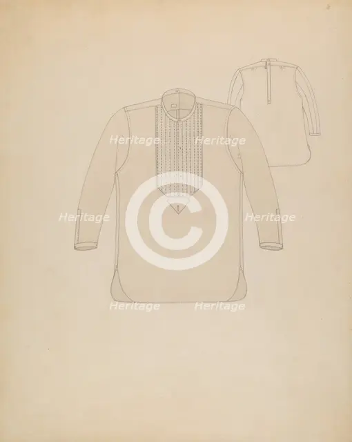 Shirt, c. 1937. Creator: Virginia Berge.