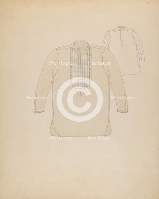 Shirt, c. 1937. Creator: Virginia Berge.