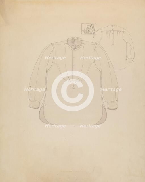 Shirt, c. 1937. Creator: Virginia Berge.
