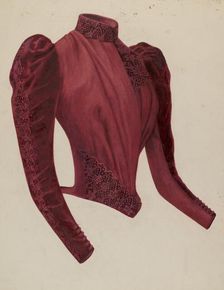 Shirtwaist, 1935/1942. Creator: Julie C Brush