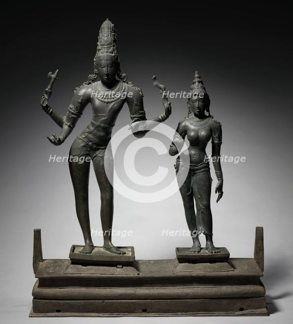 Shiva and Parvati, c. 950-960. Creator: Unknown.