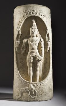 Shiva as the Cosmic Pillar, early 12th century. Creator: Unknown