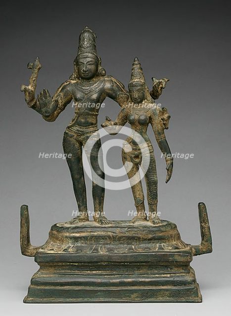 Shiva Embracing Parvati, c. 13th century. Creator: Unknown.
