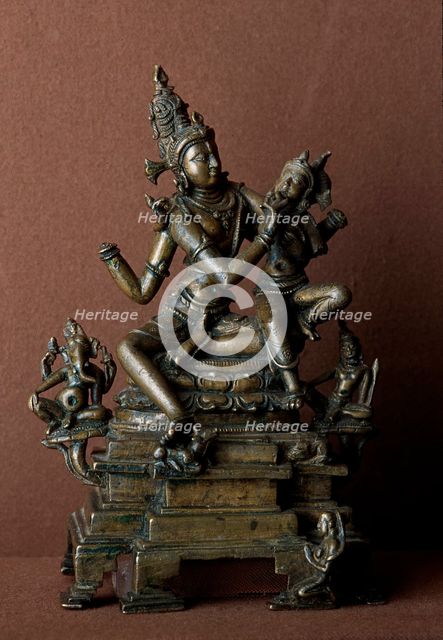 Shiva's Family, 10th century. Creator: Unknown.