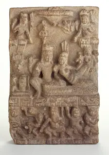 Shiva's Family, 9th century. Creator: Unknown