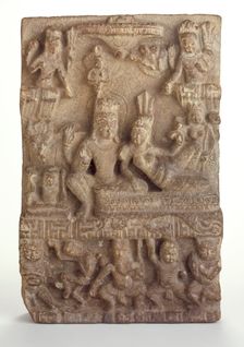 Shiva's Family, 9th century. Creator: Unknown