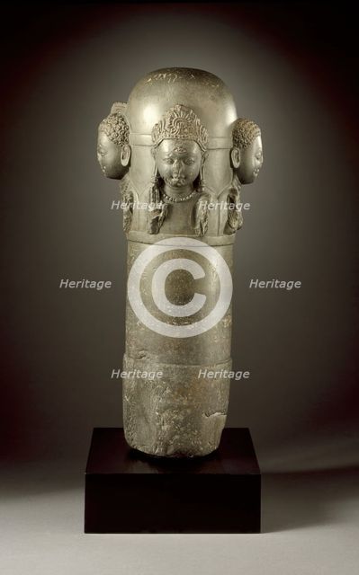 Shivalinga with Four Faces, c.5th century. Creator: Unknown.