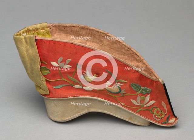 Shoe, 1800s. Creator: Unknown.