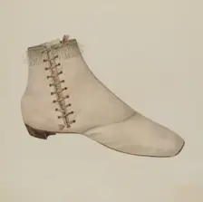 Shoe, 1935/1942. Creator: Virginia Berge