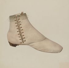 Shoe, 1935/1942. Creator: Virginia Berge