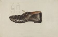 Shoe, 1935/1942. Creator: Lucille Chabot