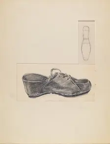 Shoe, 1935/1942. Creator: Melita Hofmann