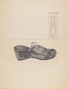Shoe, 1935/1942. Creator: Melita Hofmann