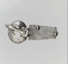 Shoe Buckle, Frankish, late 600's. Creator: Unknown