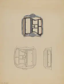 Shoe Buckles, c. 1936. Creator: John Dieterich