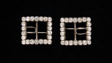 Shoe buckles, possibly French, first quarter 19th century. Creator: Unknown