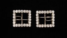 Shoe buckles, possibly French, first quarter 19th century. Creator: Unknown