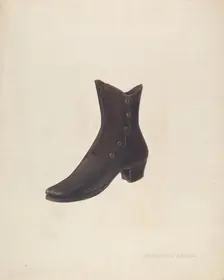 Shoe, c. 1938. Creator: Arlington Gregg