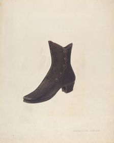 Shoe, c. 1938. Creator: Arlington Gregg