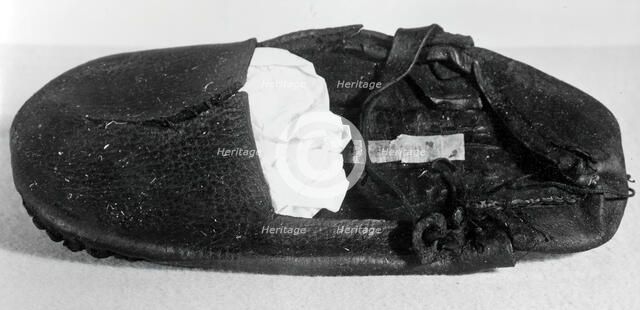 Shoe, England, 16th century. Creator: Unknown.