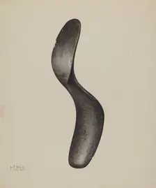Shoe Last, 1938. Creator: George Bobholz