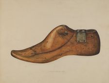 Shoe Last, 1938. Creator: Harvey Thoss