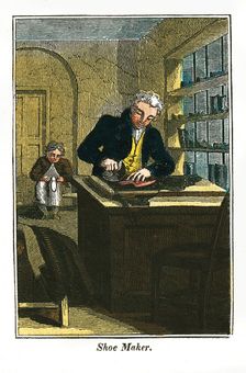Shoe Maker 1823. Creator: Unknown